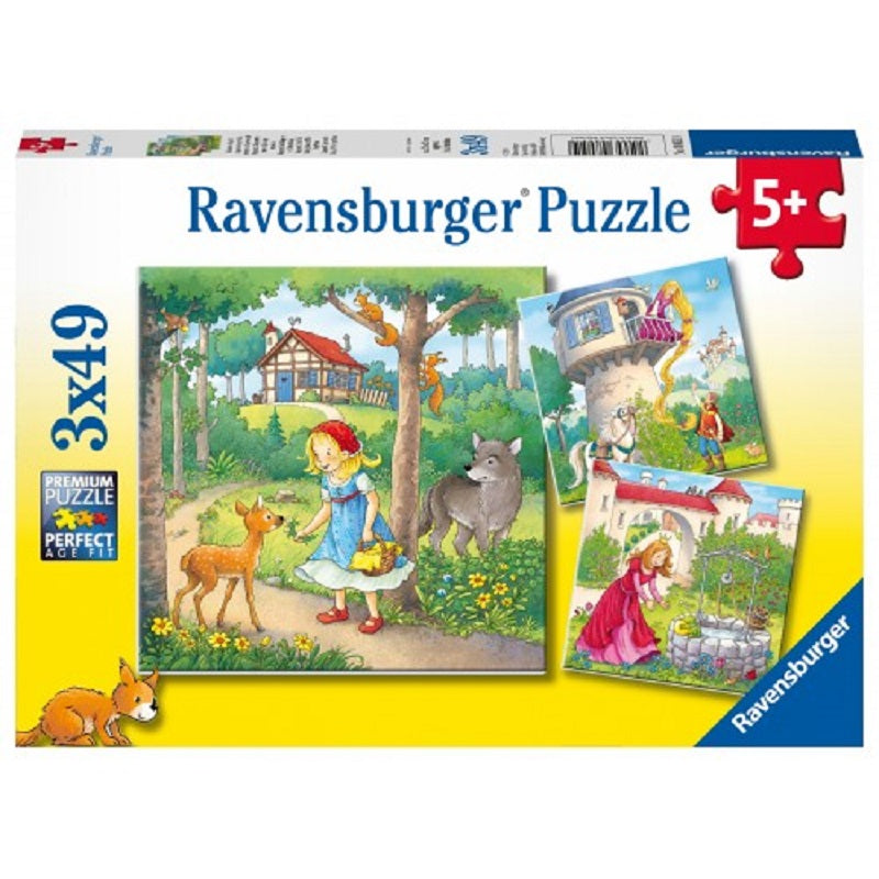 Ravensburger Παζλ 3×49 τεμ. Μικρές Πριγκίπισσες κωδικός 08051