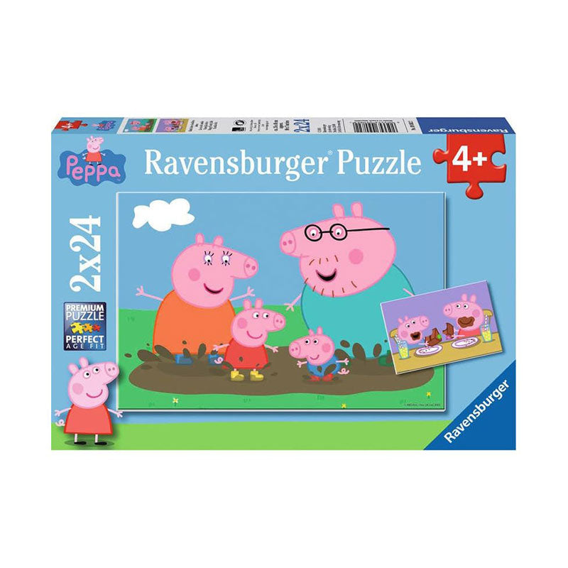 Ravensburger Παζλ 2Χ24τεμ. Peppa Το Γουρουνάκι 09082