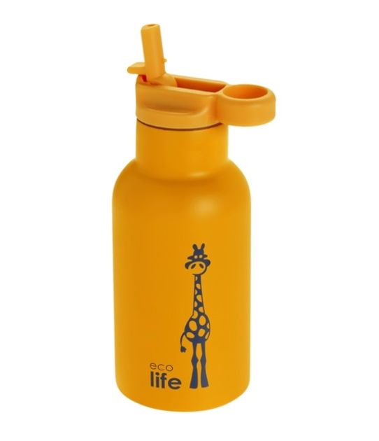 Ecolife Θερμός Παιδικός Kids Thermos 350ml Giraffe 33-BO-2016
