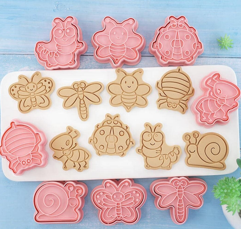 Baby Donkey Cookie Cutters Έντομα 8 τμχ CUT12