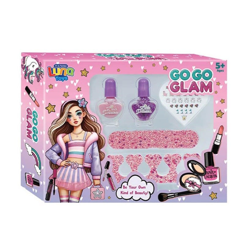 Luna Περιποίηση Νυχιών Σετ 5 τμχ. Go go Glam