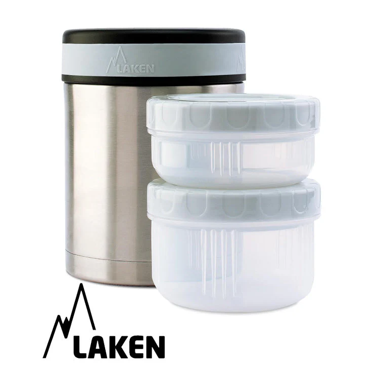 Laken Θερμός Φαγητού με 2 Ταπεράκια City 1L. DLP10C