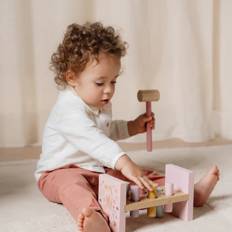 Little Dutch Ξύλινο παιχνίδι αντιστοίχισης με σφυρί Fairy Garden FSC  LD7346