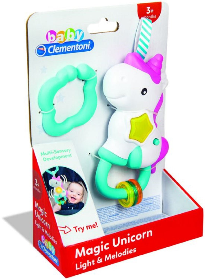 Clementoni Baby Ηλεκτρονική Κουδουνίστρα Μονόκερος (1000-17333)