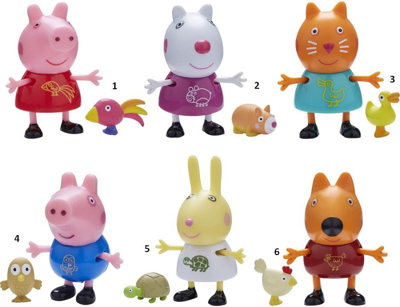 Peppa Pig Φιλαράκια & Ζωάκια-6 Σχέδια (PPC44000)