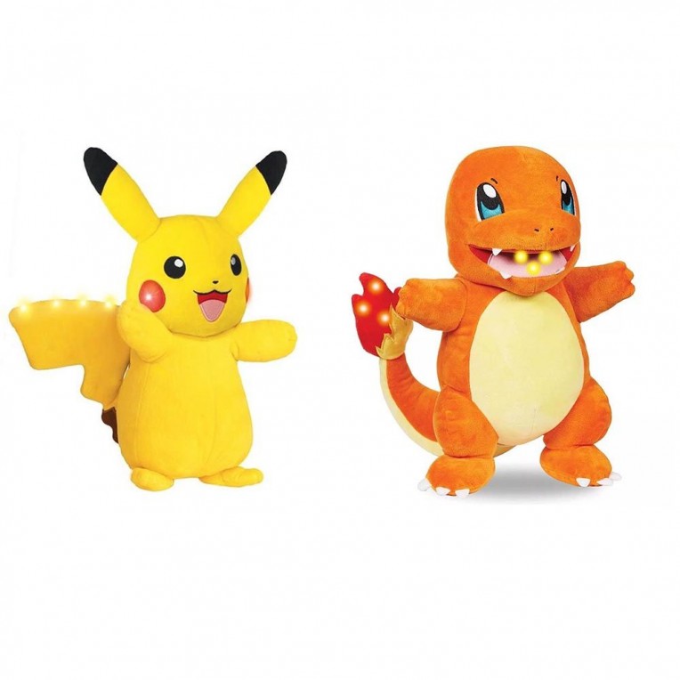 Pokemon Λούτρινο 25cm Με Ήχο Και Φως (2 Σχέδια) (JW000025)