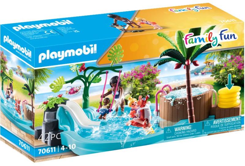 Playmobil Παιδική Πισίνα Με Υδρομασάζ (70611)