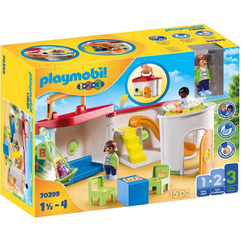 Playmobil 1.2.3 Παιδικός Σταθμός – Βαλιτσάκι 70399