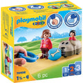 Playmobil 1.2.3 Τρενάκι Με Βαγόνι-Σκυλάκι 70406