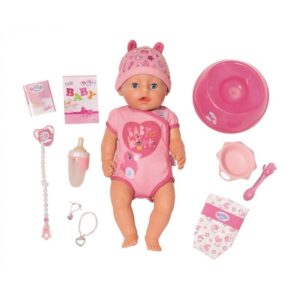 Zapf Creation Κούκλα Με Αξεσουάρ Baby Born Απαλό Δέρμα (ZF824368)