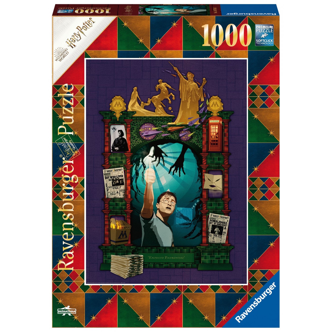Ravensburger Παζλ 1000 Τεμάχια Χάρι Πότερ: Το Τάγμα Του Φοίνικα (16746)