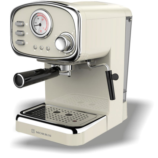 ΜΗΧΑΝΗ ESPRESSO MORRIS R20806EMC RETRO SERIES CREAM