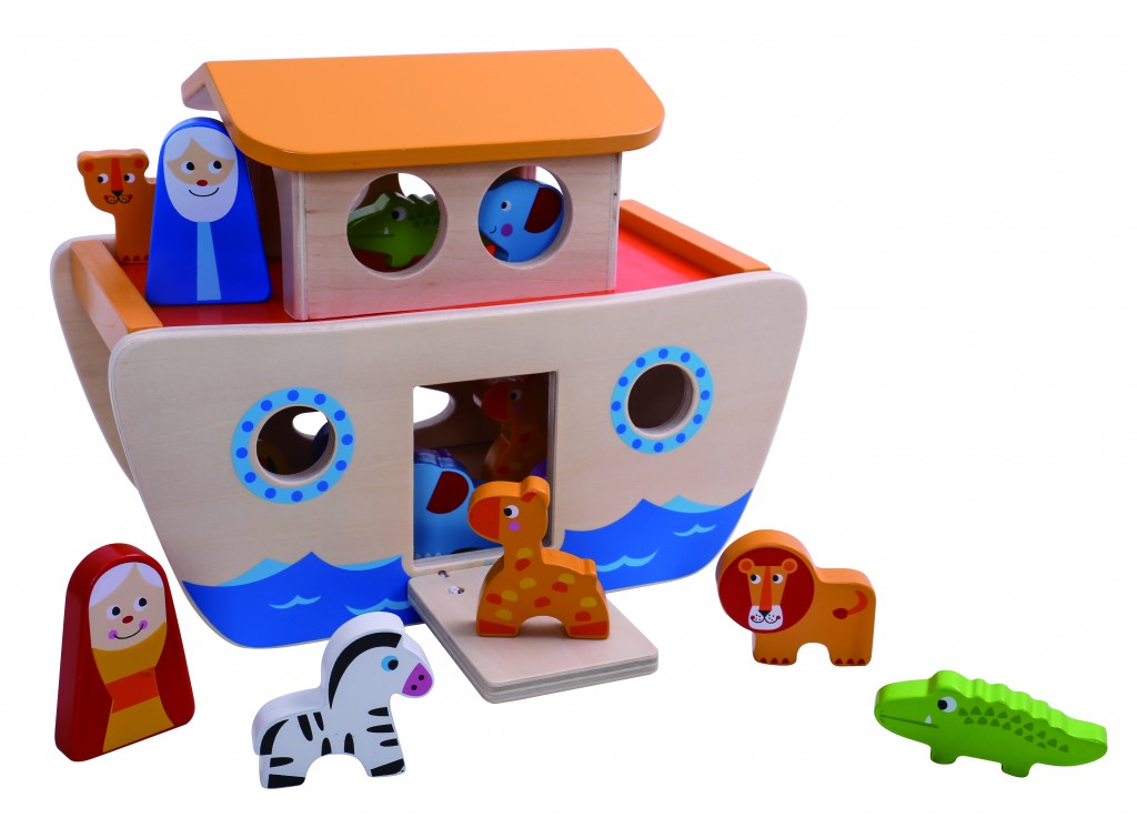 Tooky Toy Ξύλινη Κιβωτός Του Νώε (TKC304)
