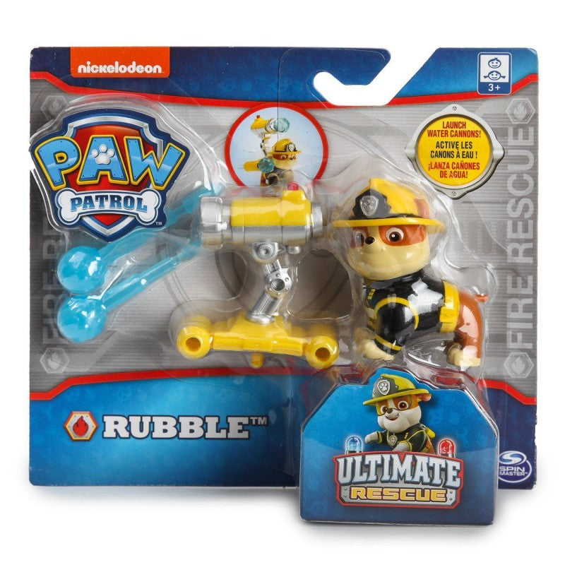 Paw Patrol Απόλυτη Διάσωση Φωτιάς Ο Rubble με Πυραύλους Νερού