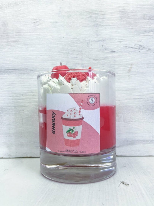 Cherry Milkshake Candle