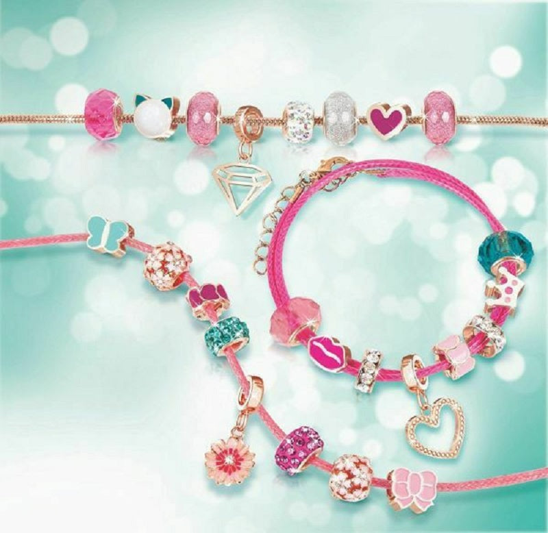 Make it Real: Halo Charms Bracelets Think Pink [1722]