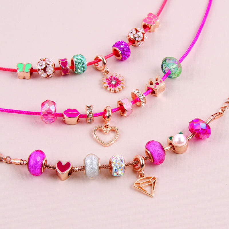 Make it Real: Halo Charms Bracelets Think Pink [1722]