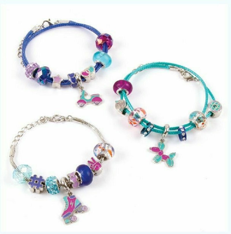 Make it Real: Halo Charms Bracelets True Blue [1721]