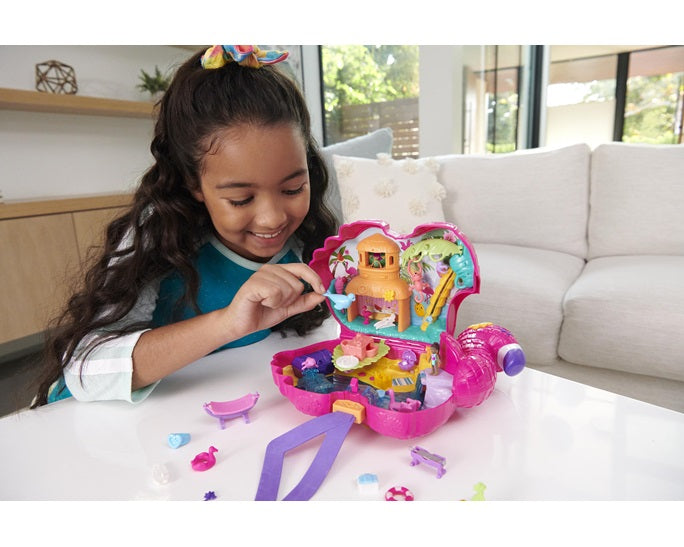 Polly Pocket Polly Φλαμίνγκο Πινιάτα Έκπληξη Σετ (HGC41)