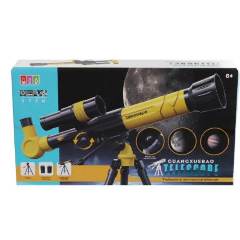 Kider Toys Τηλεσκόπιο με Τρίποδο & 3 Προσοφθάλμια