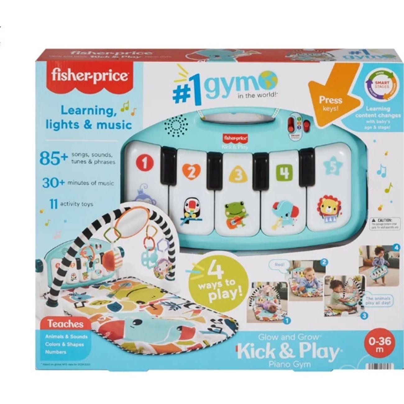 FISHER PRICE ΕΚΠΑΙΔΕΥΤΙΚΟ ΓΥΜΝΑΣΤΗΡΙΟ – MOYΣΙΚΟ ΠΙΑΝΑΚΙ HWY55