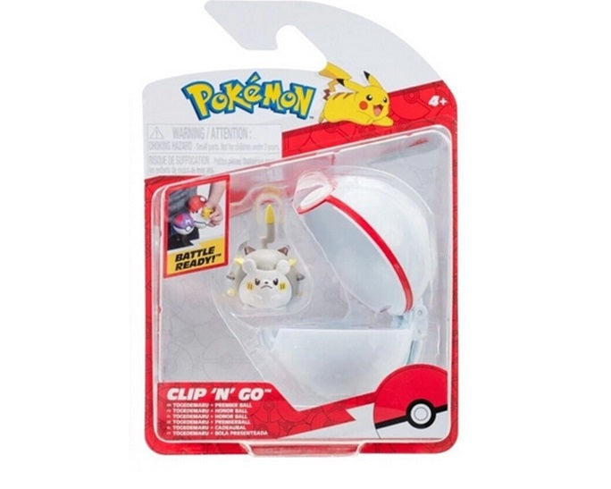 POKEMON POKE BALL CLIP’N GO ΜΕ ΦΙΓΟΥΡΑ W16 6 ΣΧΕΔΙΑ JW095057-W16