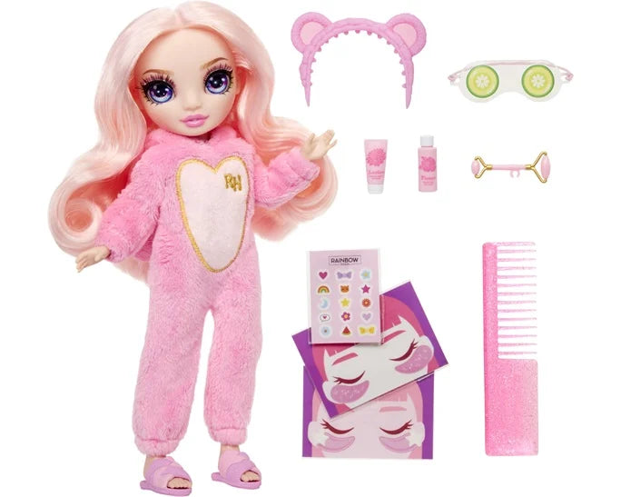 RAINBOW HIGH JUNIOR HIGH PJ PARTY ΚΟΥΚΛΑ – BELLA (PINK) 503675-EUC