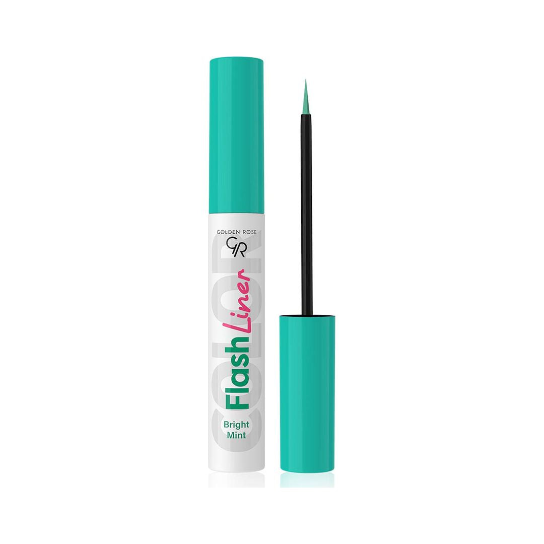 Golden Rose | FLASH LINER Colored Eyeliner No 101 Bright Mint (3.5ml) | GRFLCE101