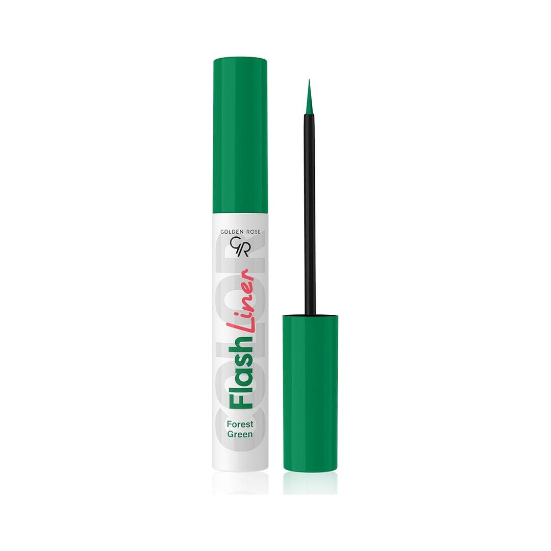 Golden Rose | FLASH LINER Colored Eyeliner No 102 Forest Green (3.5ml) | GRFLCE102