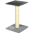 Scratch Pole "Wilma" - Ονυχοδρόμιο Γάτας Γκρι 29x29x40cm + Δώρο 2 Μπολ Φαγητού Νερού Αξίας 15,00€