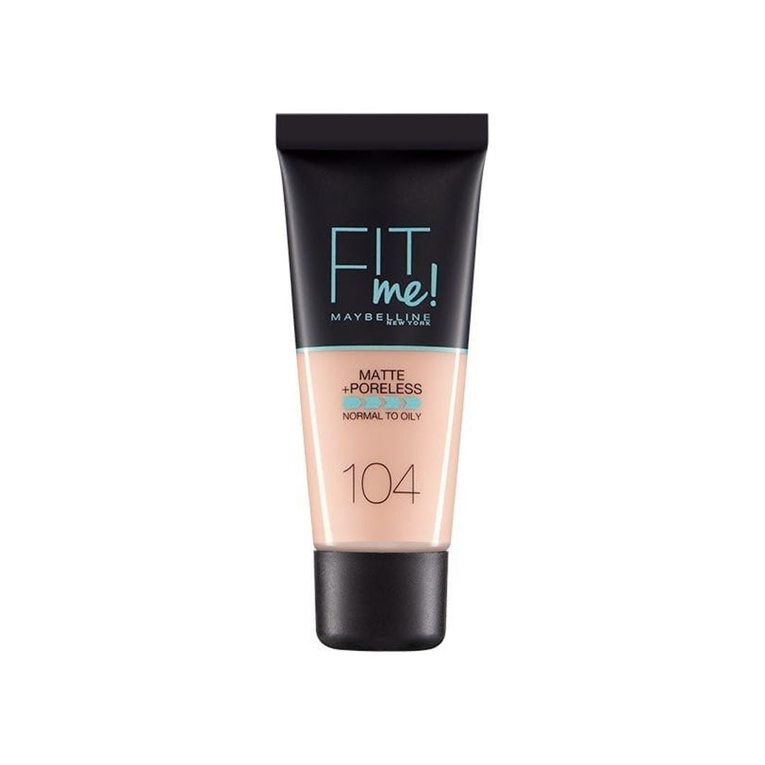 Maybelline | Fit Me Matte & Poreless Foundation No 104 Soft Ivory (30ml) | MFMMF104