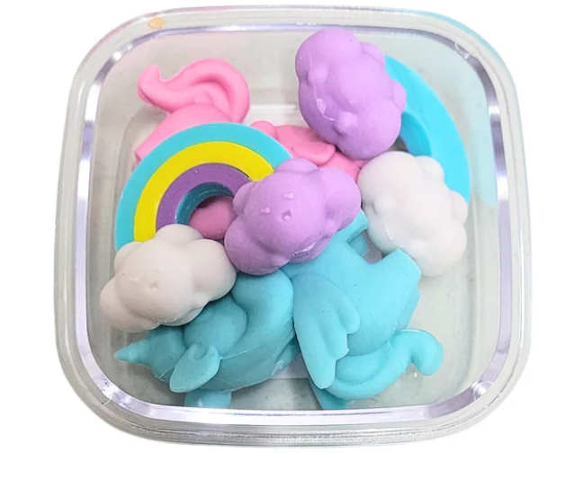 Yolo Σετ 4 αρωματικές γόμες σε κουτάκι  Unicorns 10802_unicorns