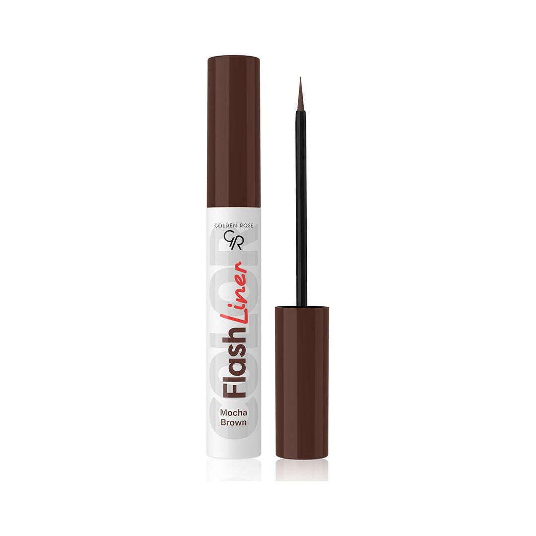 Golden Rose | FLASH LINER Colored Eyeliner No 108 Mocha Brown (3.5ml) | GRFLCE108