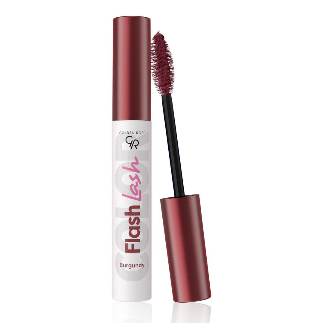 Golden Rose | FLASH LASH Colored Mascara No 10 Burgundy (9ml) | GRFLCM10