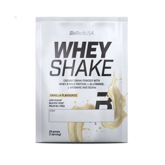 BioTech USA Whey Shake (25gr) - Πρωτεΐνη Ορού Γάλακτος σε Φακελάκι Vanilla