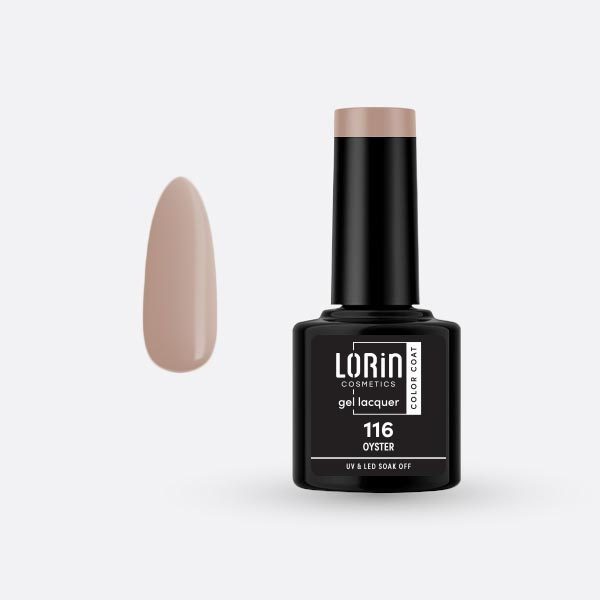 Lorin Gel Lacquer Ημιμόνιμο Βερνίκι 8ml. #116 (Oyster)