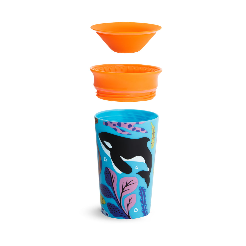 Munchkin 2 Miracle 360° Deco Sippy Cups 266ml -Πολική αρκούδα/Όρκα 51766