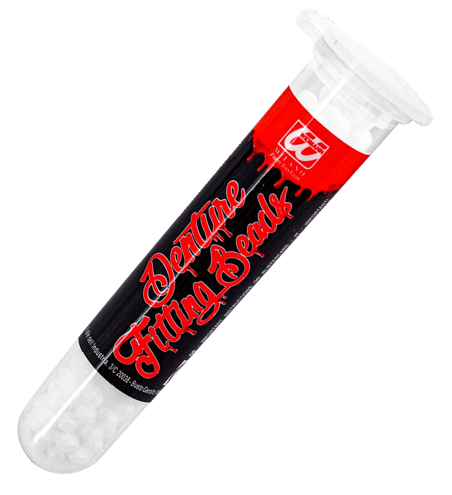 Teeth &amp; Denture Thermoplast  Adhesive Grains In Test Tube 6 g