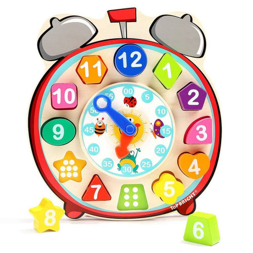 120351 Wooden Shape Sorting Clock