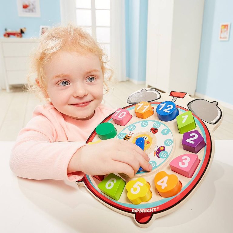 120351 Wooden Shape Sorting Clock