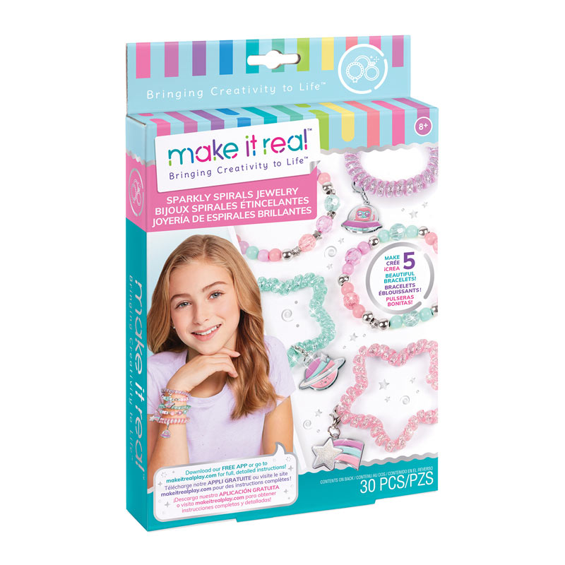 Make it Real: Sparkly Spirals Jewelry