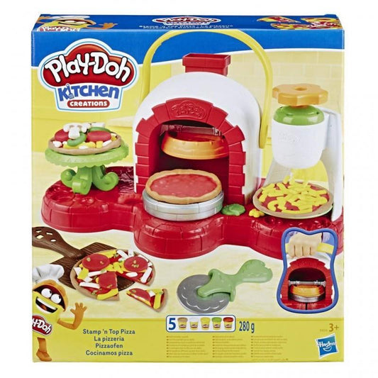 HASBRO PLAY-DOH: KITCHEN CREATIONS – STAMP N TOP PIZZA PLAYSET (E4576EU4)