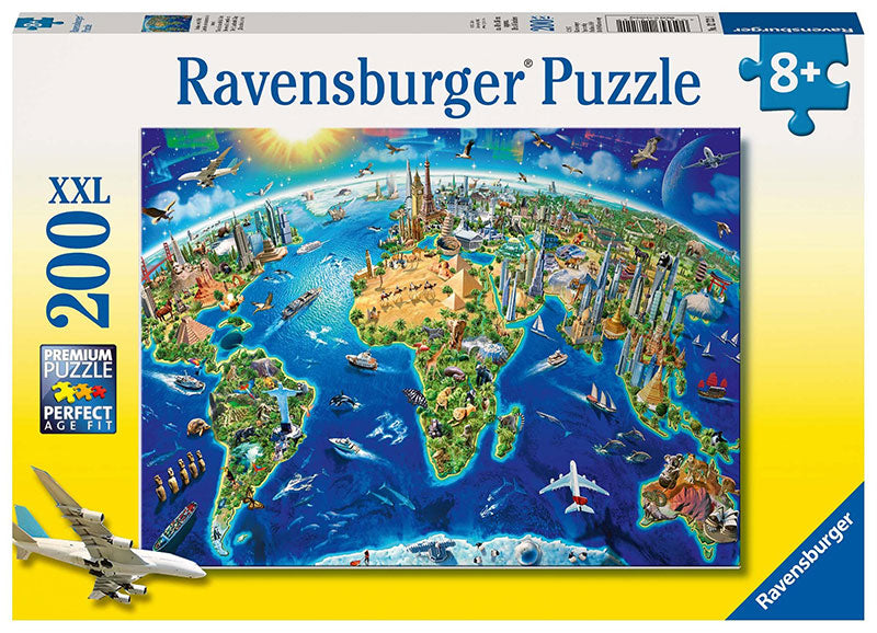 Ravensburger Παζλ 200XXL Τεμ. Ο Κόσμος 12722