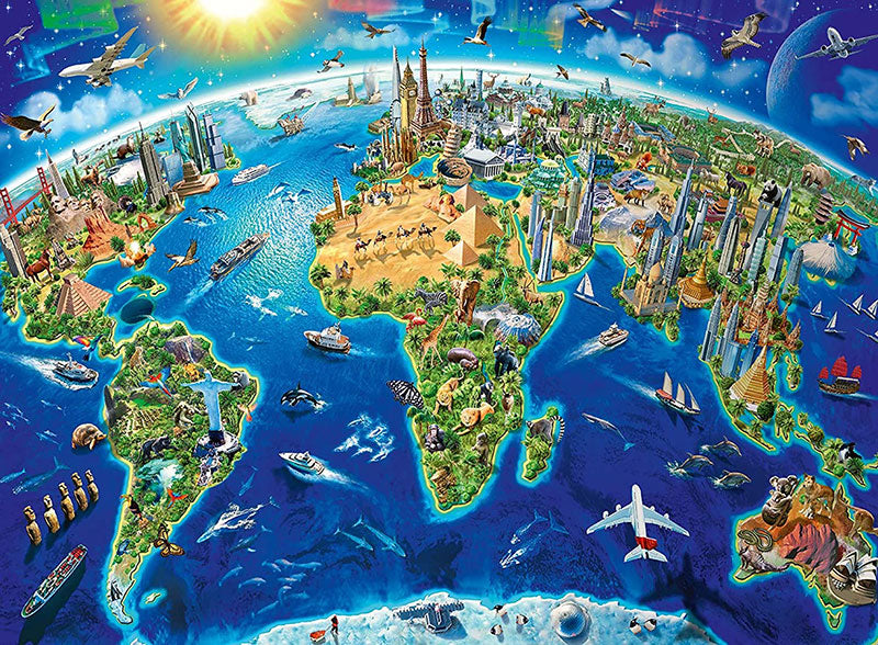 Ravensburger Παζλ 200XXL Τεμ. Ο Κόσμος 12722