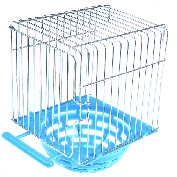 Φωλιά Κλουβιού INOX Εξωτερική Για Πτηνά 12x12x11cm