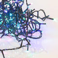 50 Led, Σειρά 3mm, 4.5V Μετασχηματιστή, 8 Προγράμματα και Μνήμη, Πράσινο PVC Καλώδιο, Opal Led ανα 5εκ., Προέκταση Παροχής 3μ, IP44