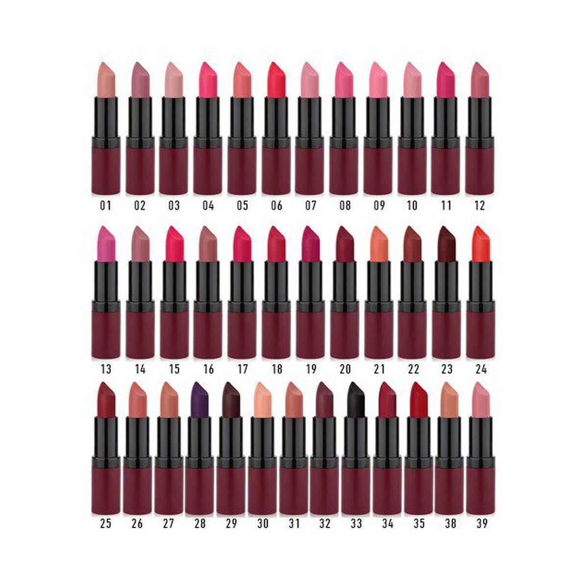 Golden Rose Velvet Matte Lipstick 17