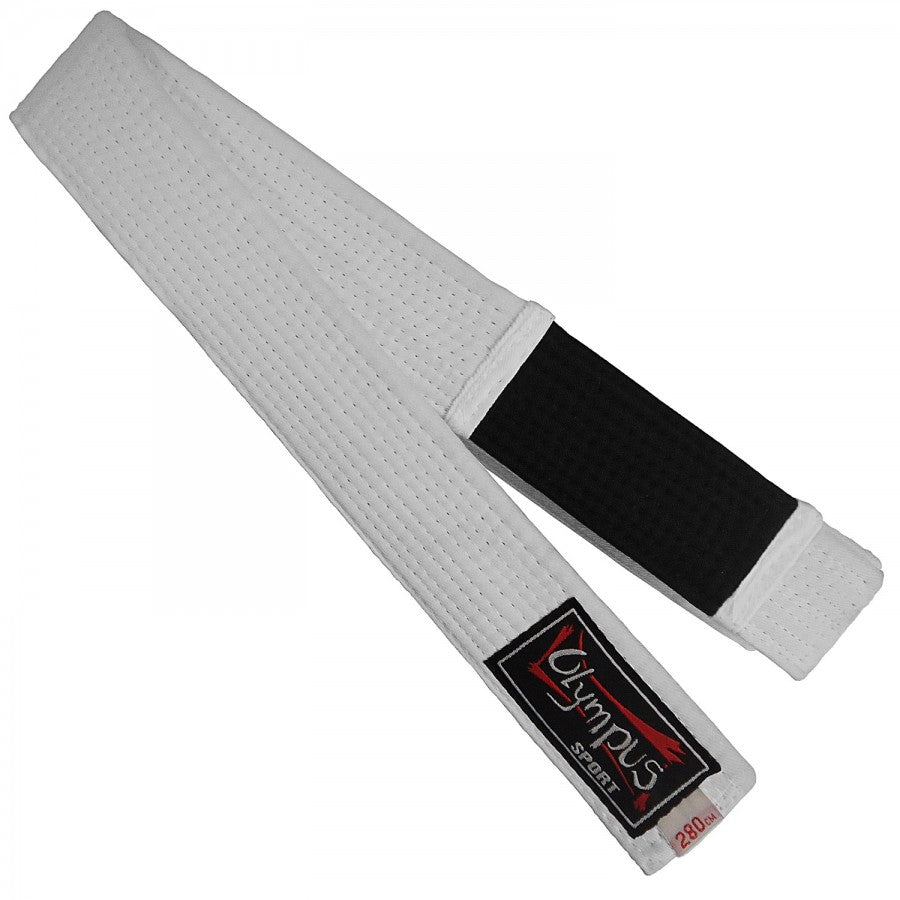 BJJ Ζώνη Olympus 100% Βαμβακερή 5εκ. Άσπρο