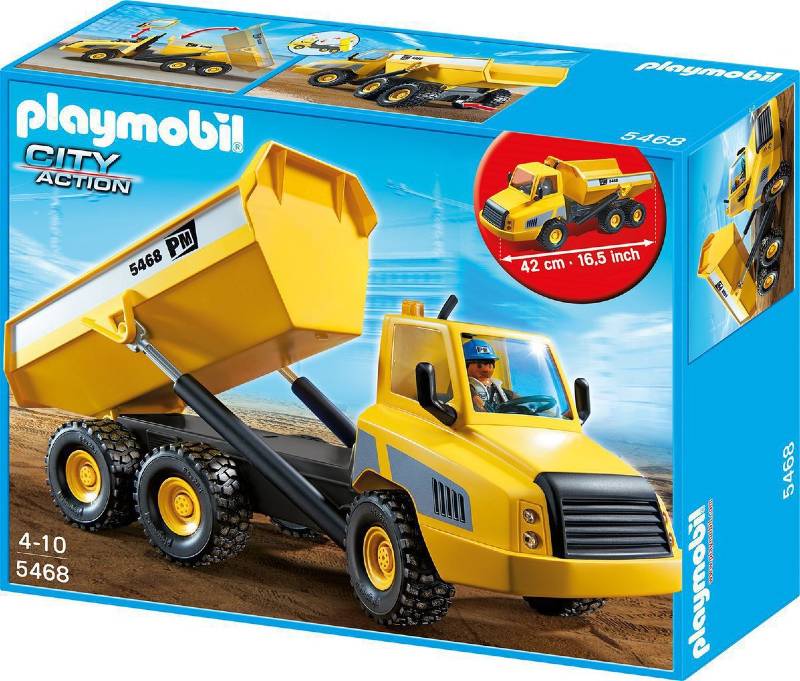 Playmobil Φορτηγό Με Ανατρεπόμενη Καρότσα 5468