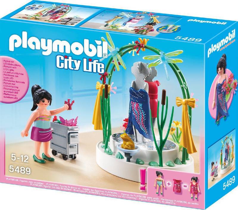 Playmobil Διακοσμήτρια Με LED Βιτρίνα Ρούχων 5489